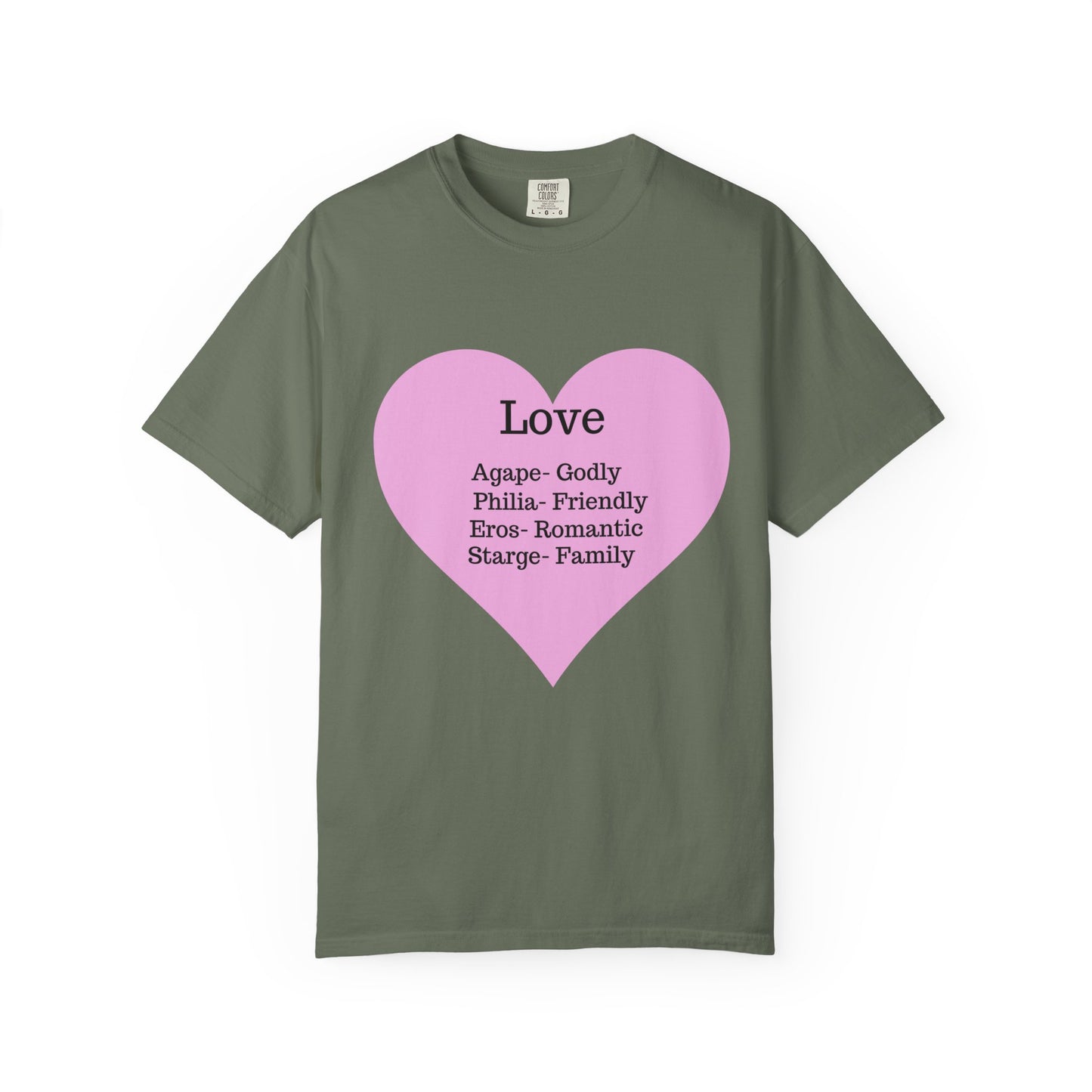 Love-Infused Unisex T-shirt: A Heartfelt Graphic Tee for All Occasions