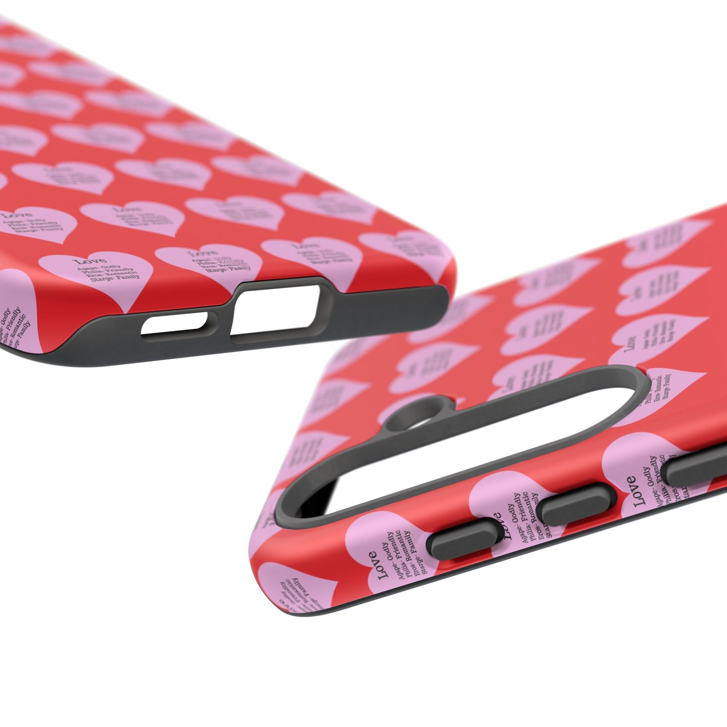 Hearts-A-Flutter Phone Case (Samsung)(Red)