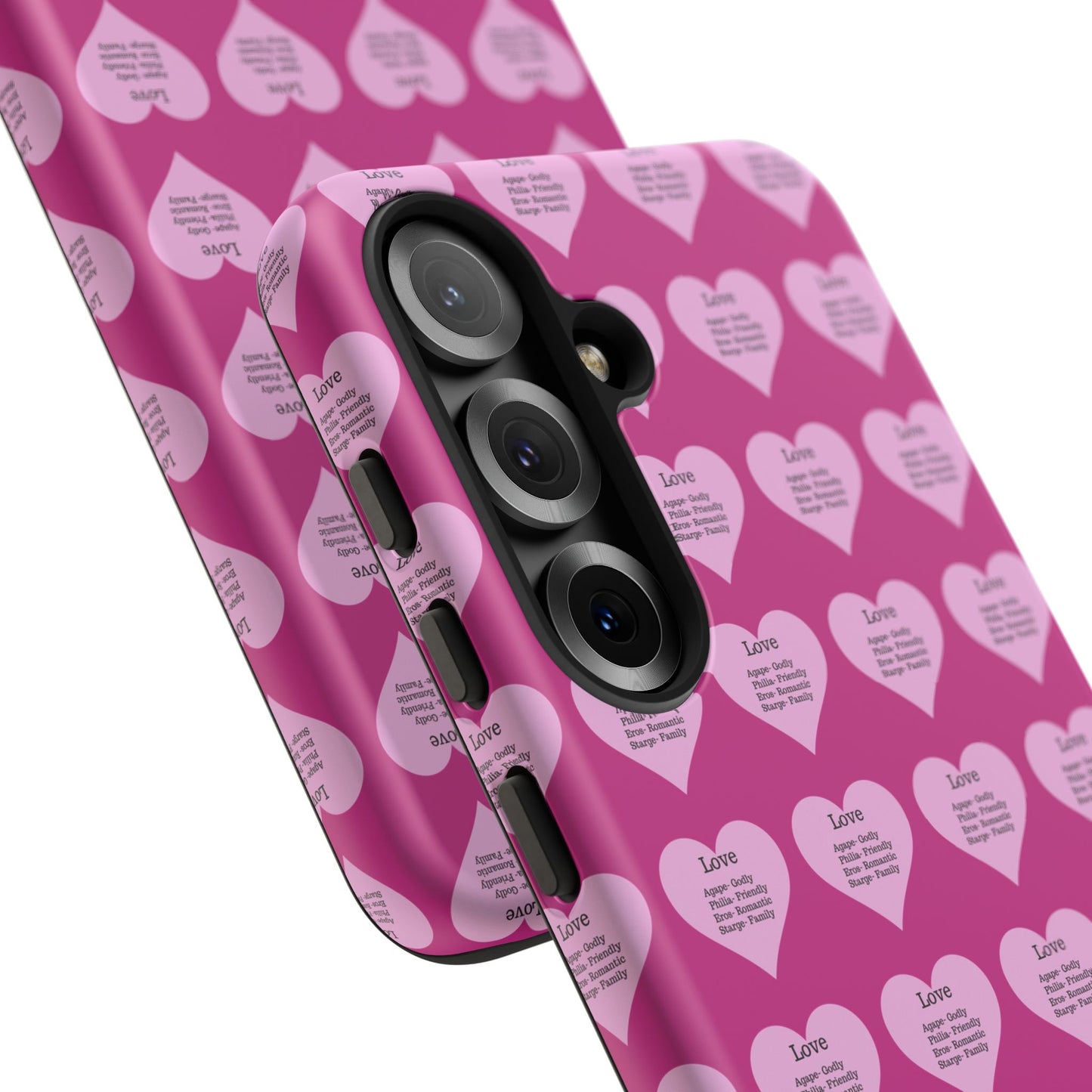 Hearts-A-Flutter Phone Case (Samsung)(Pink)