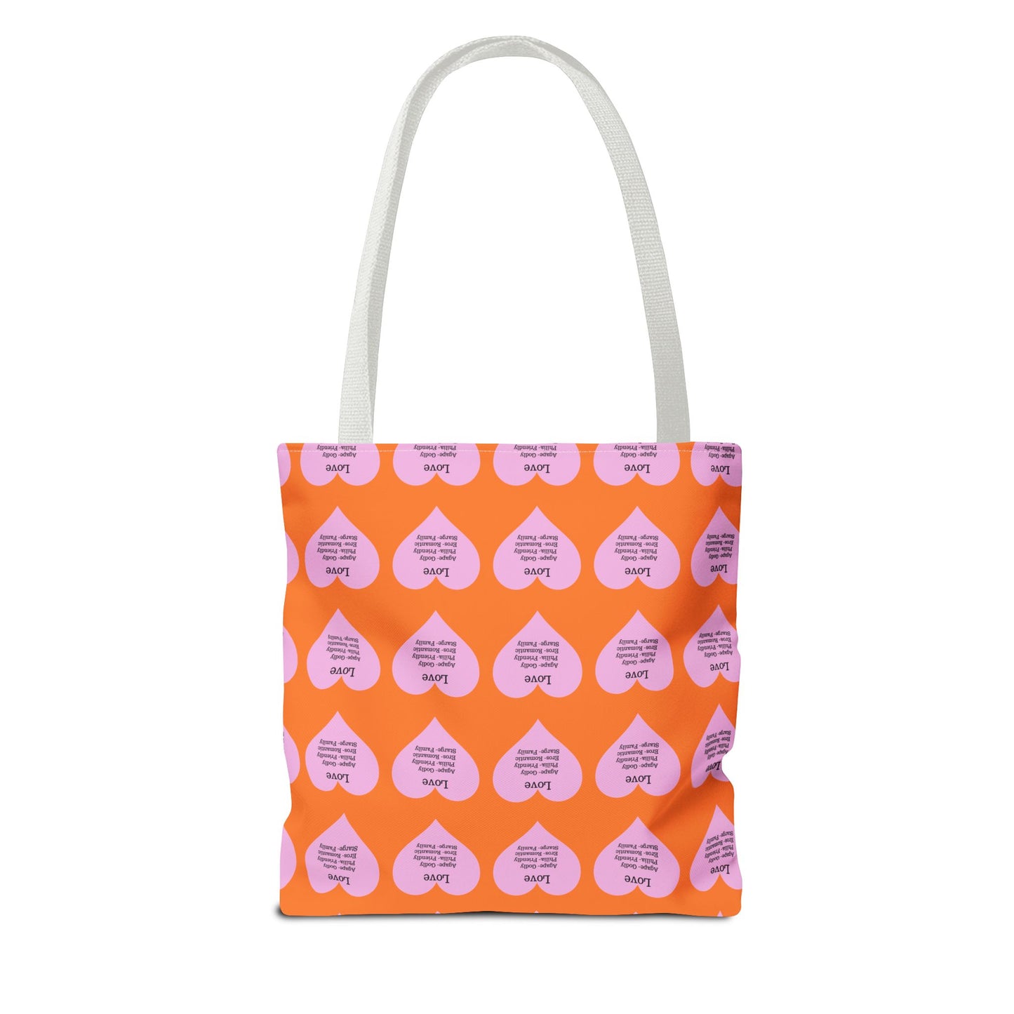 Pink Hearts Tote Bag (Crusta)