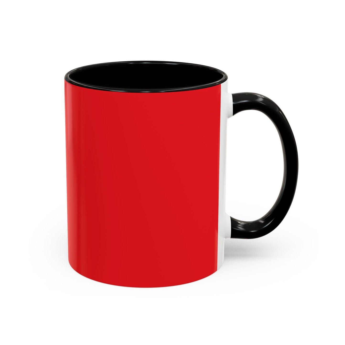 Charming Heart Accent Coffee Mug (Red)