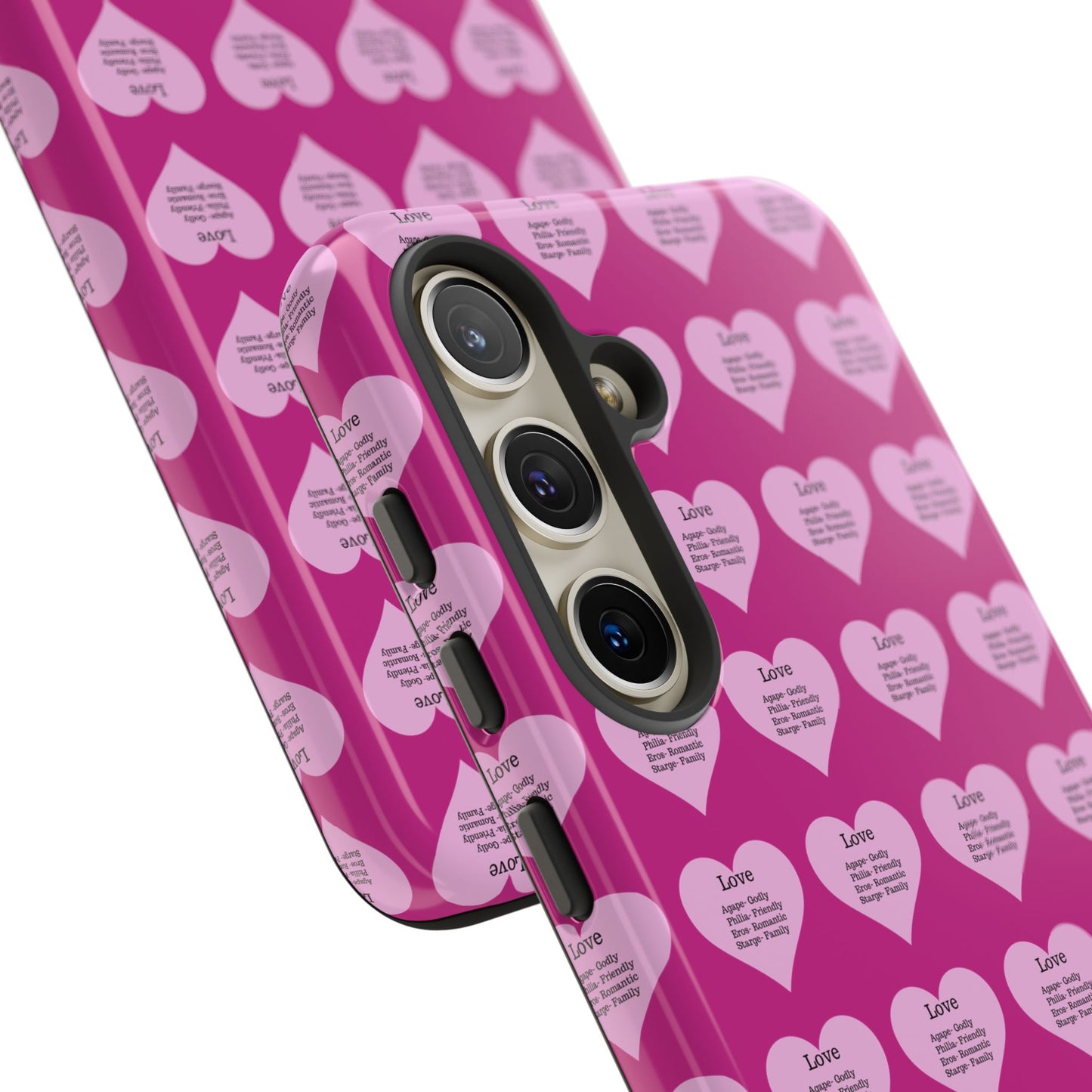 Hearts-A-Flutter Phone Case (Samsung)(Pink)