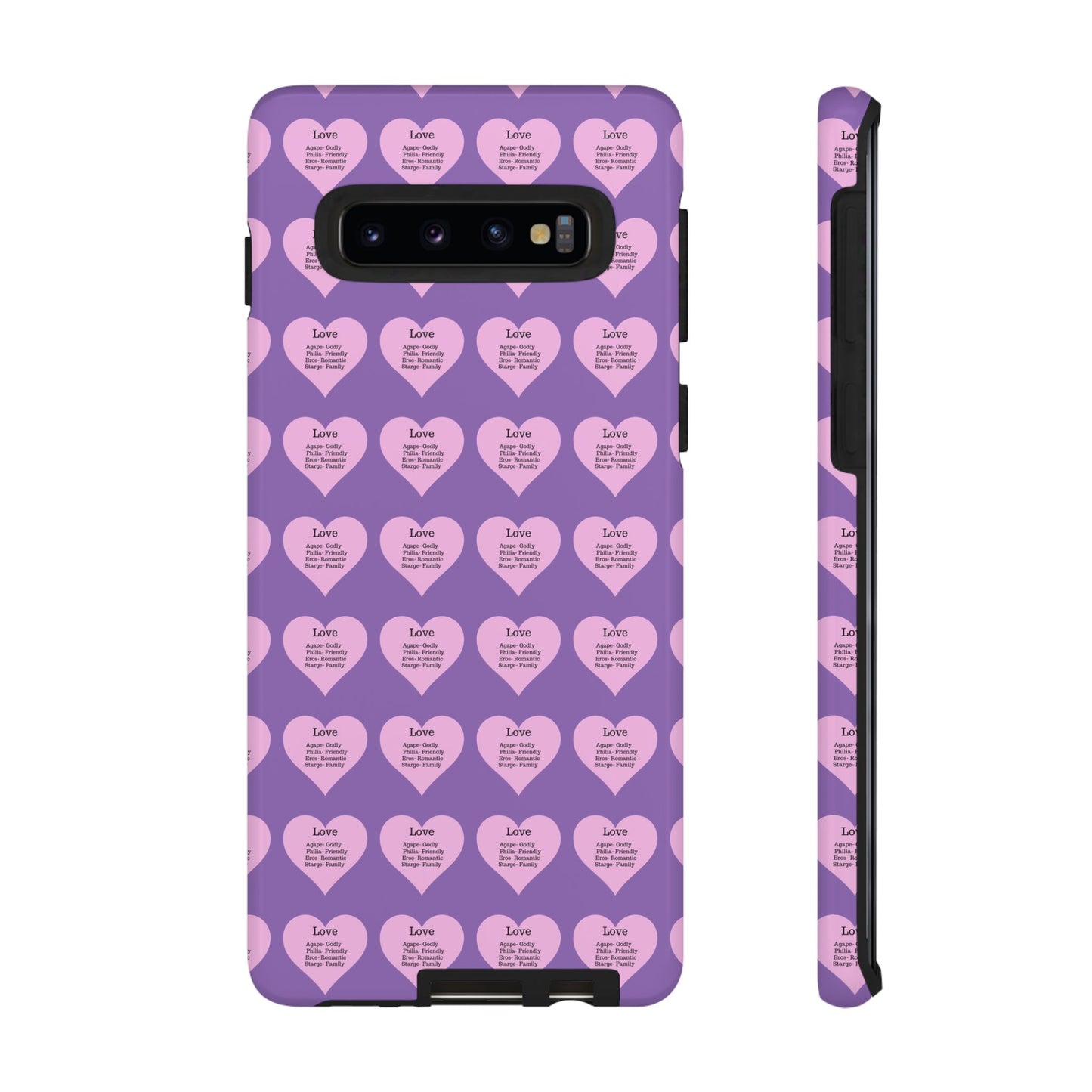 Hearts-A-Flutter Phone Case (Samsung)(Light purple)
