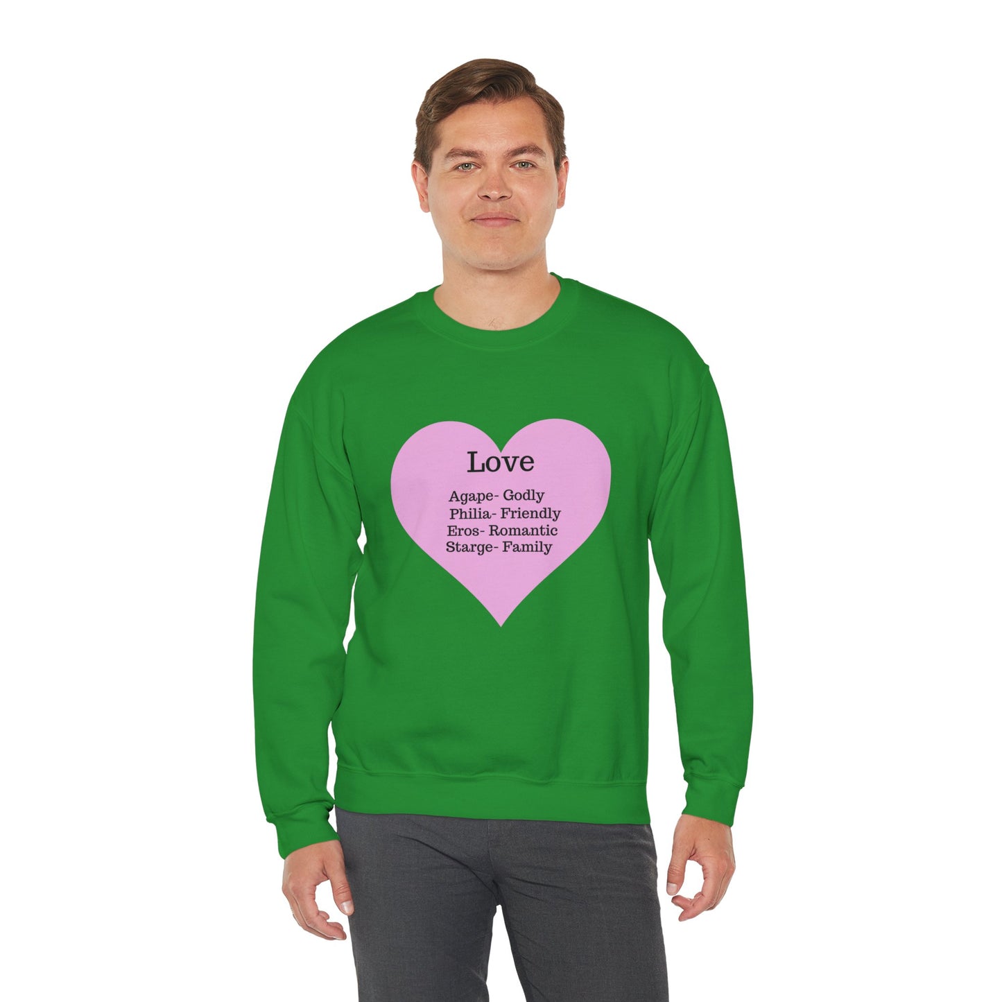 Types of Love Heart Unisex Sweatshirt