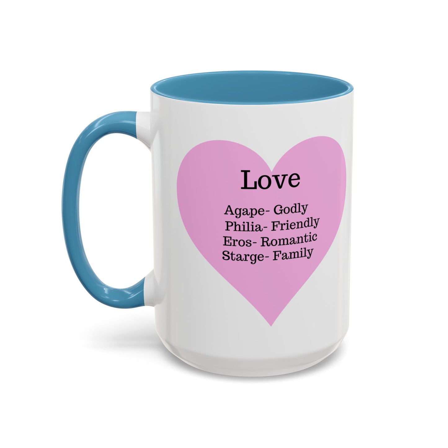 Charming Heart Accent Coffee Mug (White)