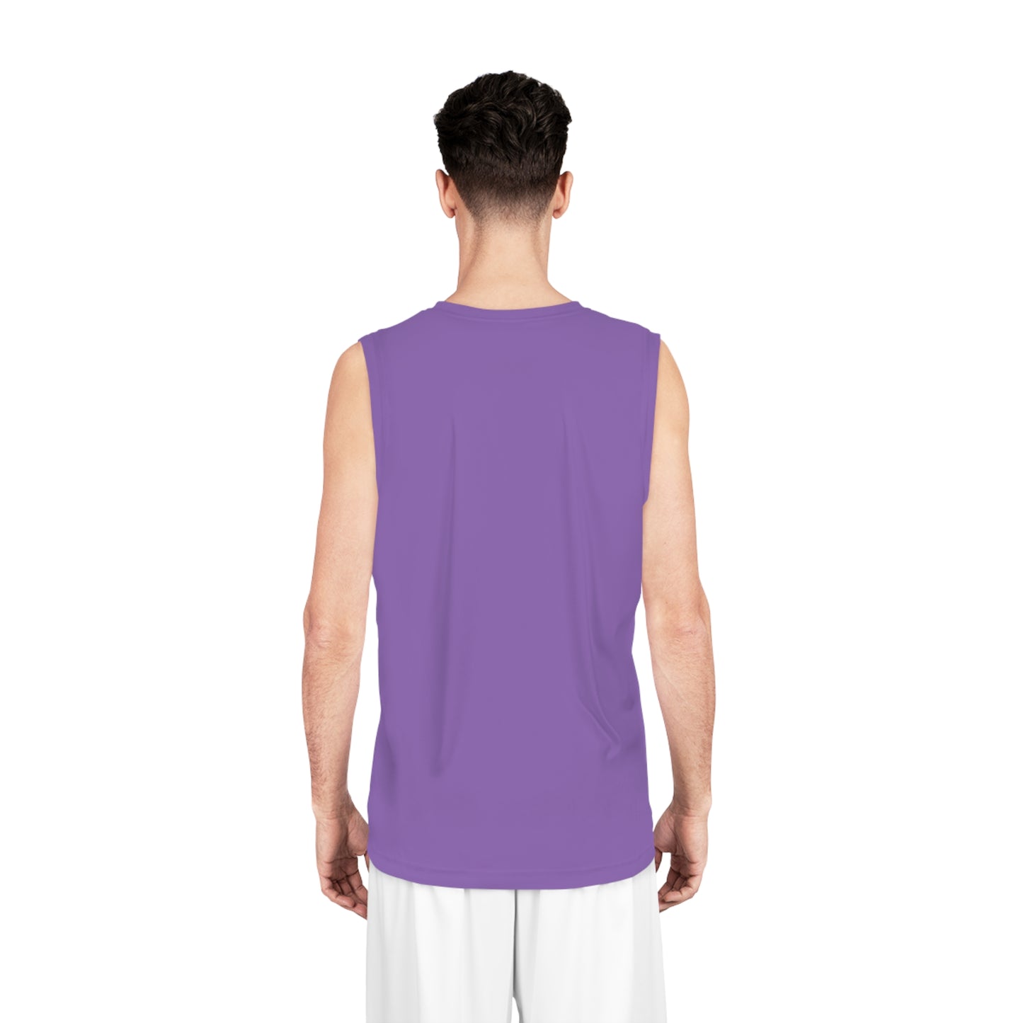 Love Heart Basketball Jersey (Light Purple)