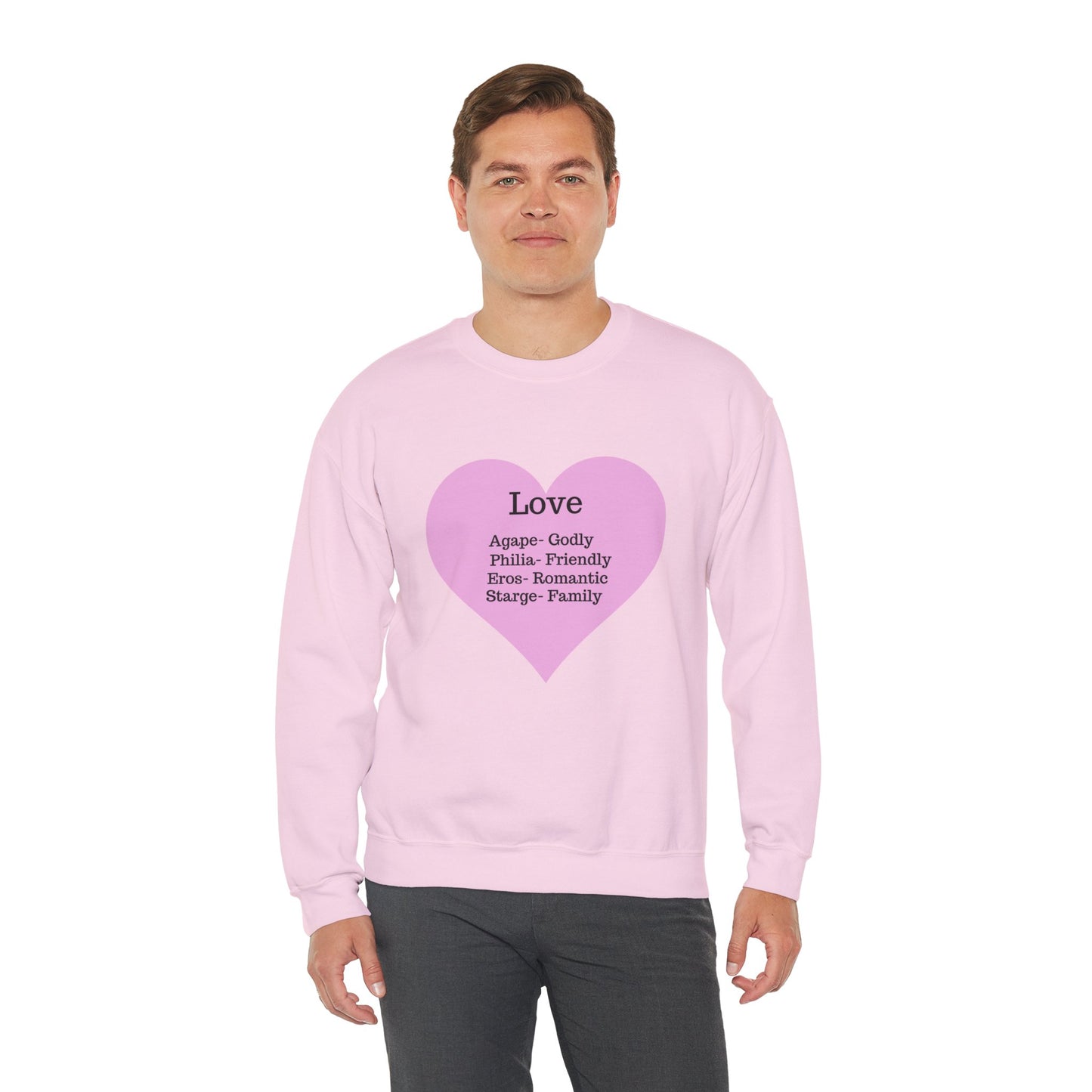 Types of Love Heart Unisex Sweatshirt