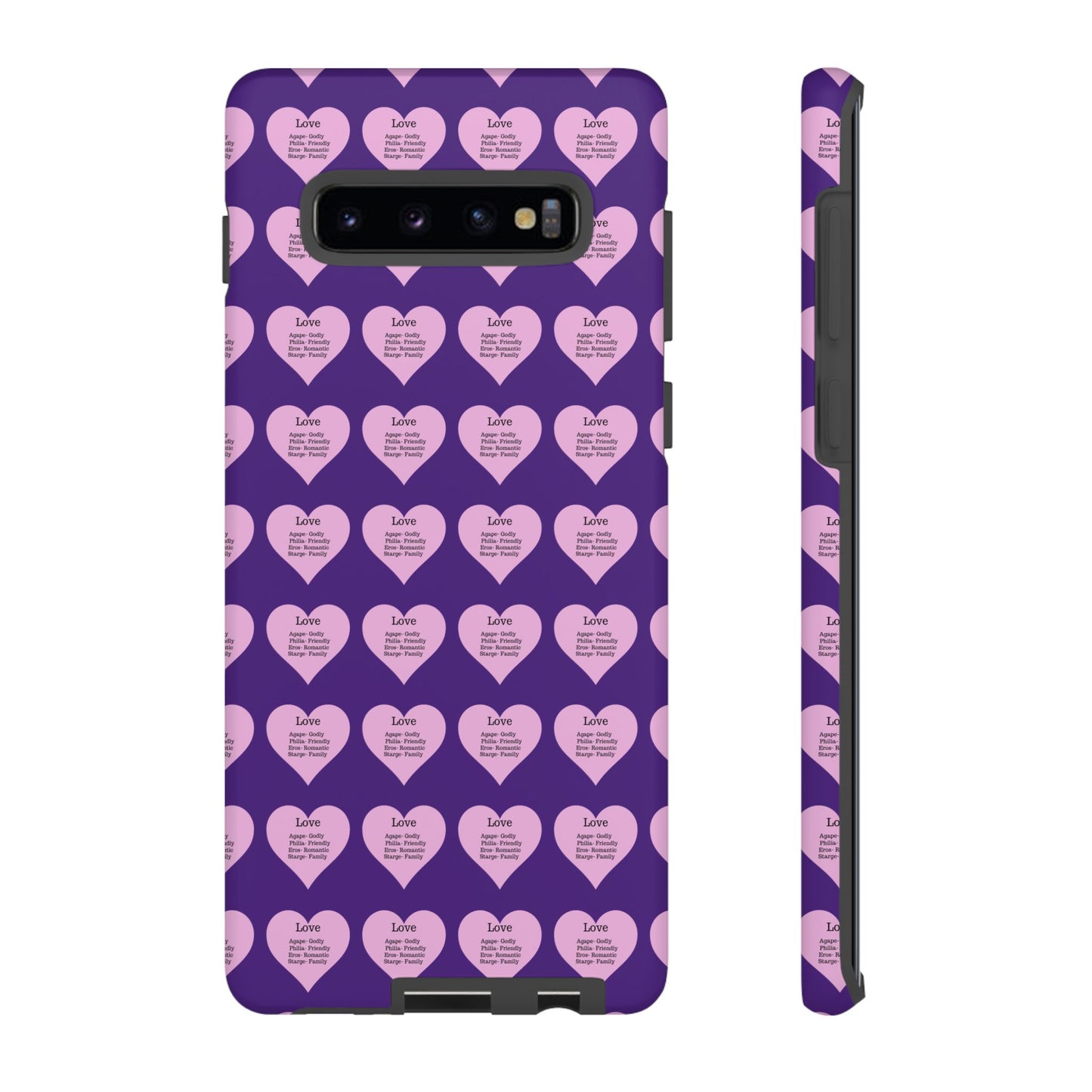 Hearts-A-Flutter Phone Case (Samsung)(Purple)