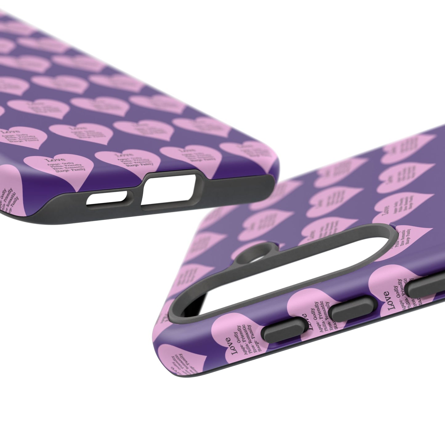 Hearts-A-Flutter Phone Case (Samsung)(Purple)