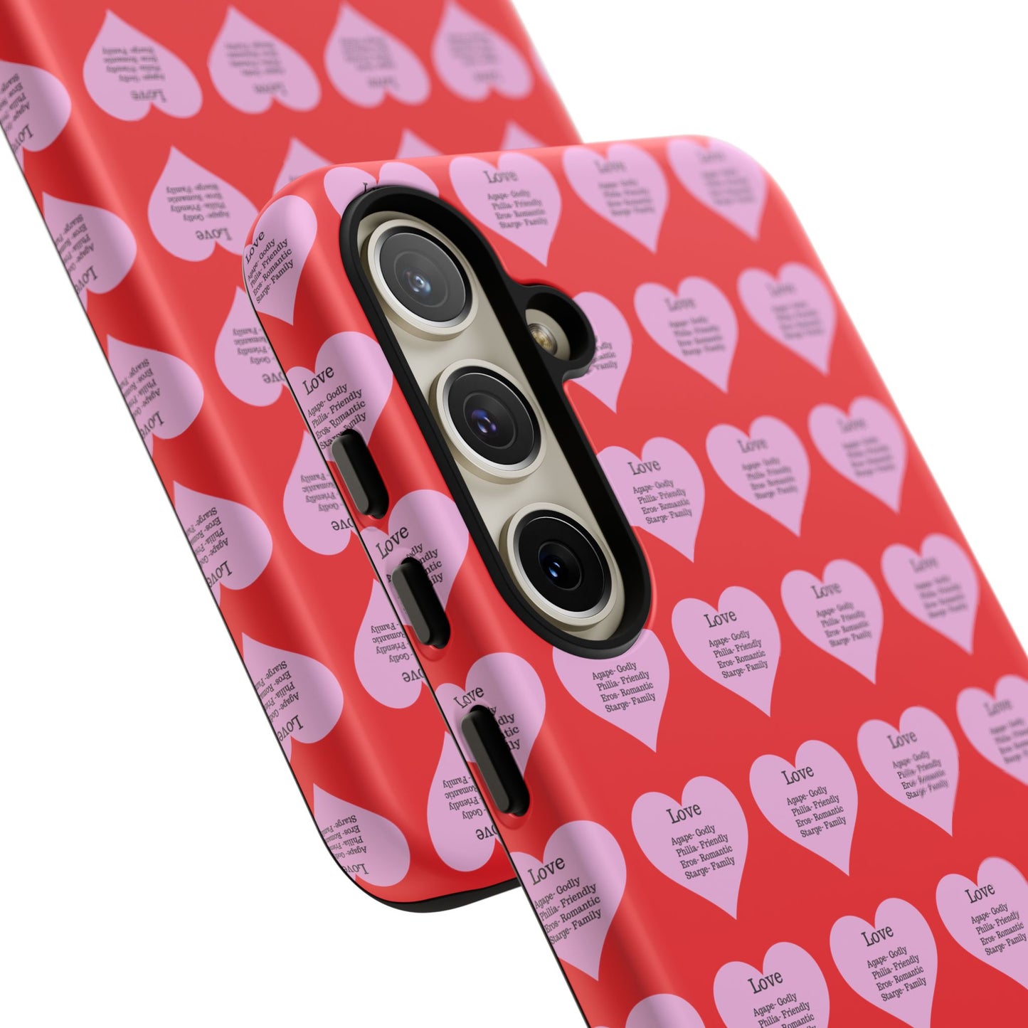 Hearts-A-Flutter Phone Case (Samsung)(Red)