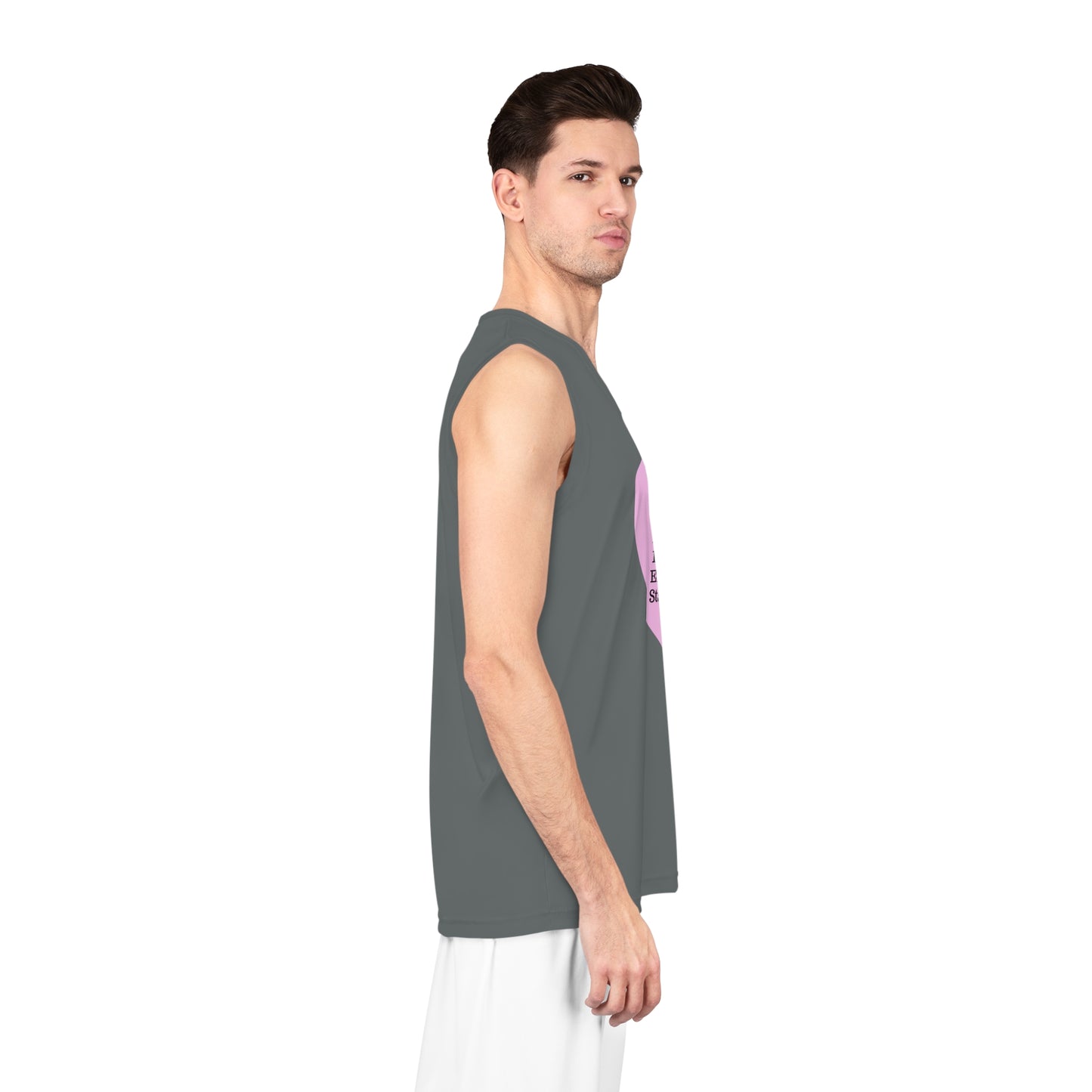 Love Heart Basketball Jersey (Dark Grey)