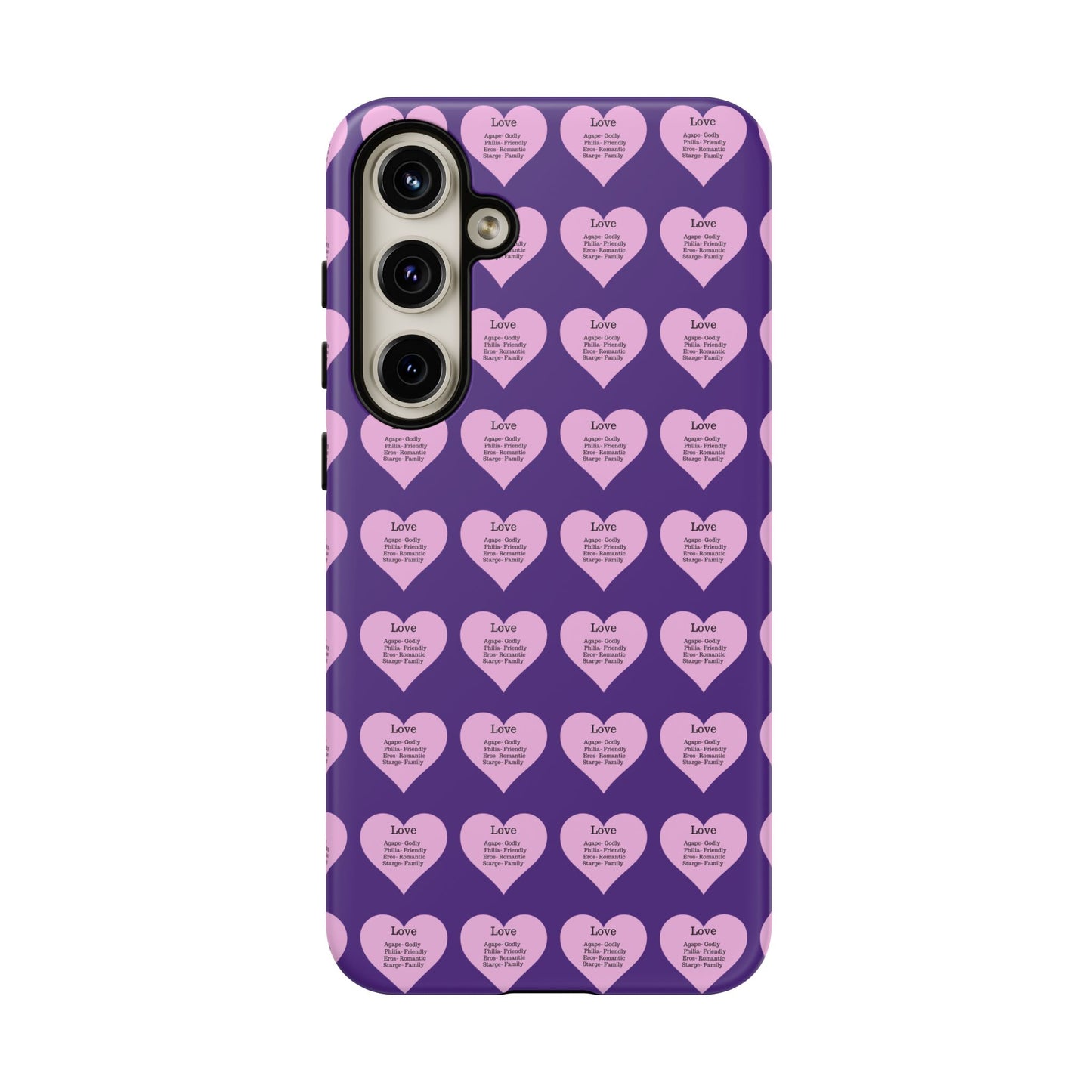 Hearts-A-Flutter Phone Case (Samsung)(Purple)