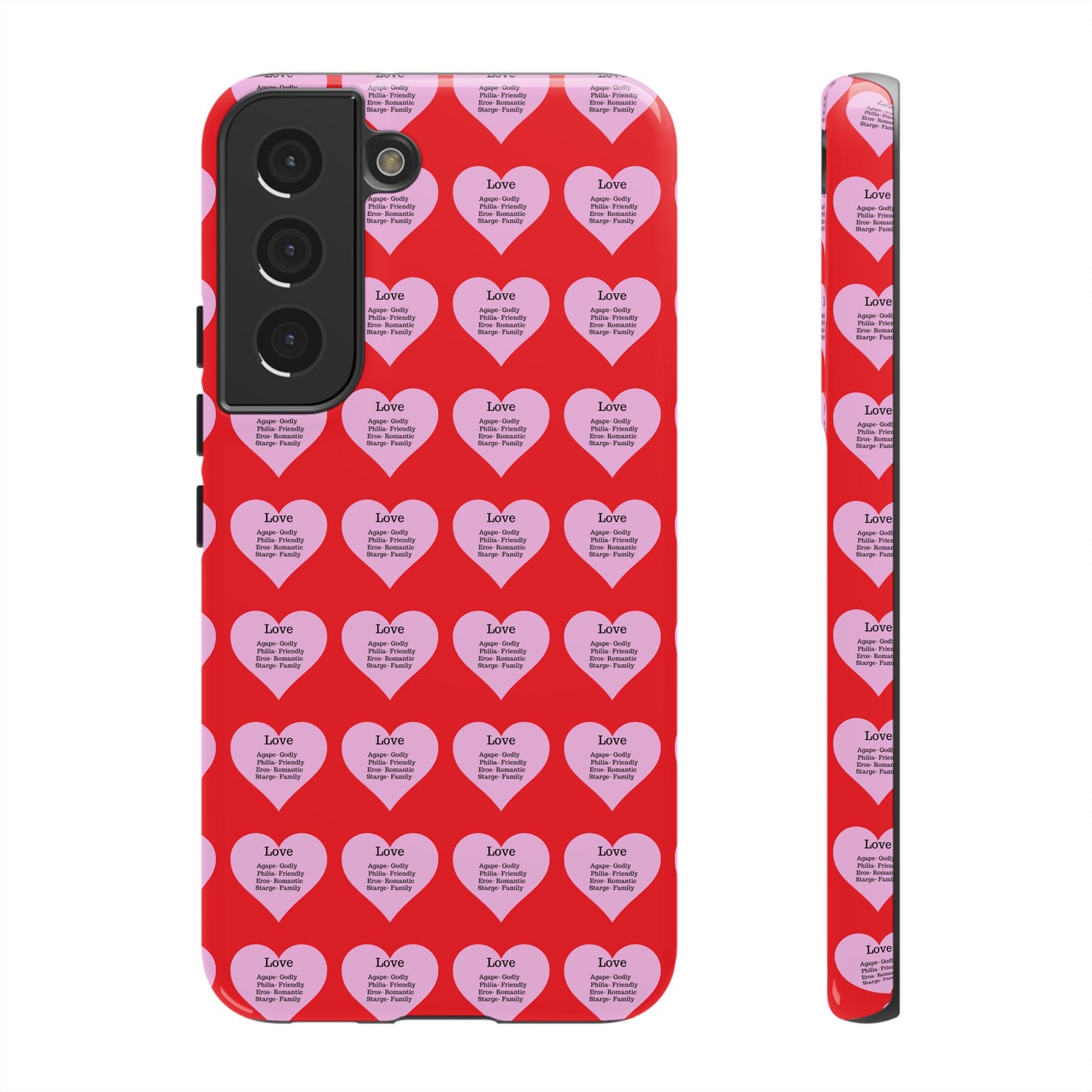 Hearts-A-Flutter Phone Case (Samsung)(Red)
