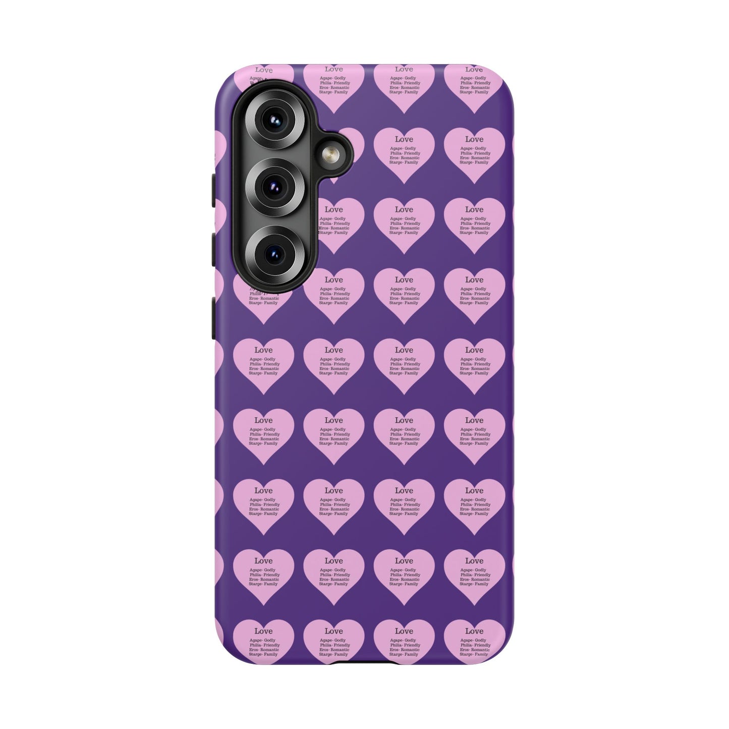 Hearts-A-Flutter Phone Case (Samsung)(Purple)