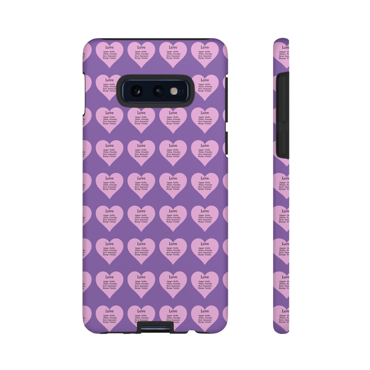 Hearts-A-Flutter Phone Case (Samsung)(Light purple)