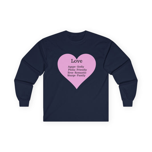 Love Types Unisex Ultra Cotton Long Sleeve Tee
