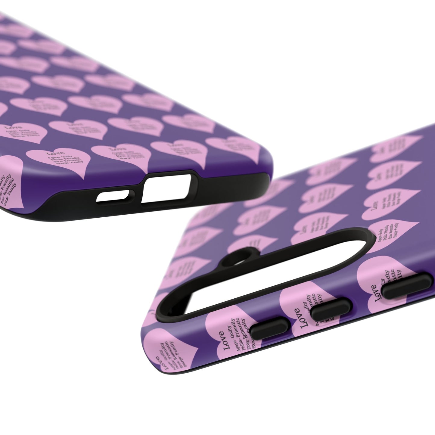 Hearts-A-Flutter Phone Case (Samsung)(Purple)