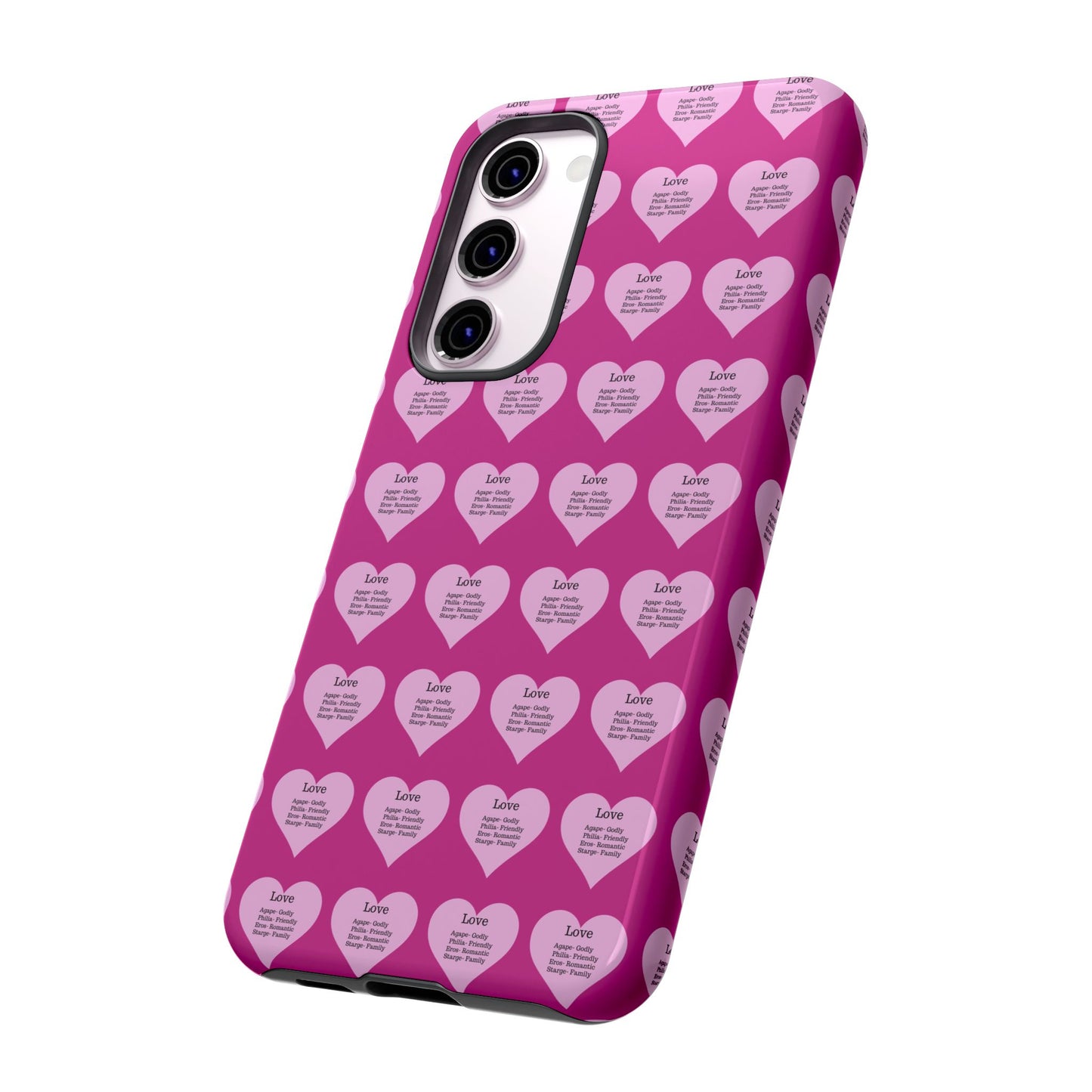 Hearts-A-Flutter Phone Case (Samsung)(Pink)