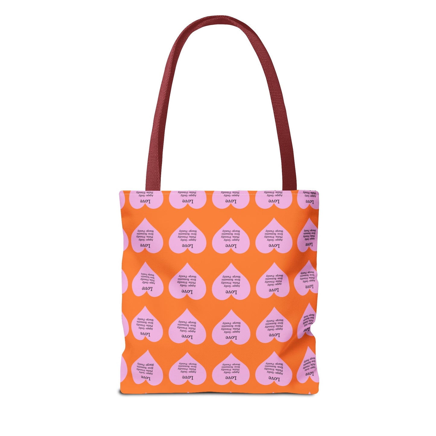 Pink Hearts Tote Bag (Crusta)