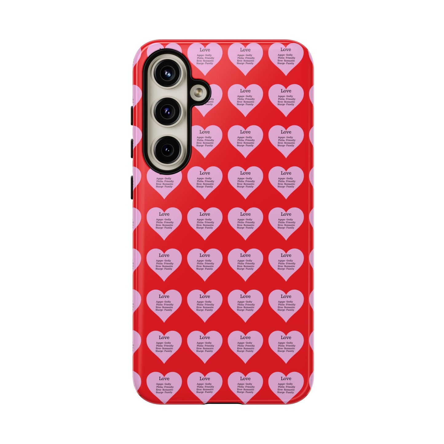 Hearts-A-Flutter Phone Case (Samsung)(Red)