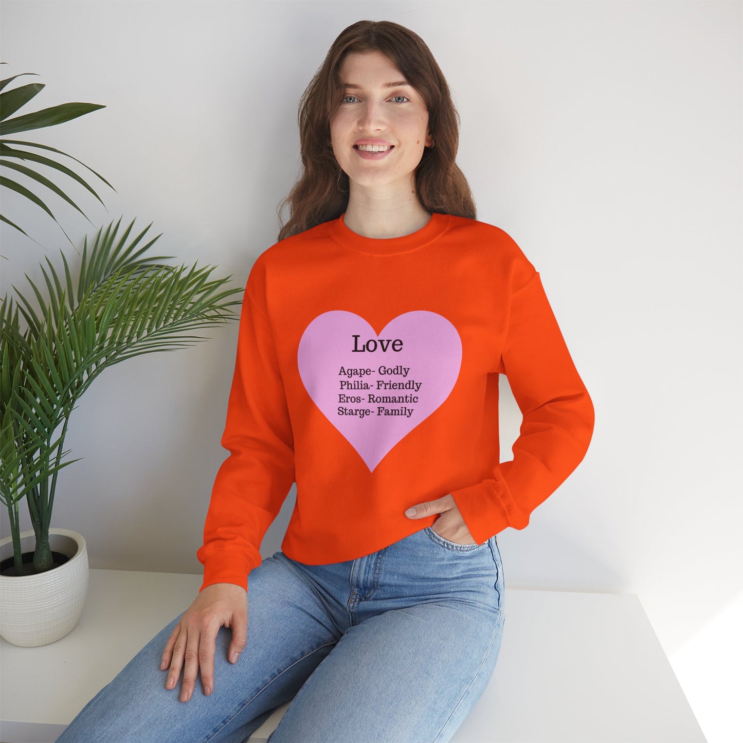 Types of Love Heart Unisex Sweatshirt
