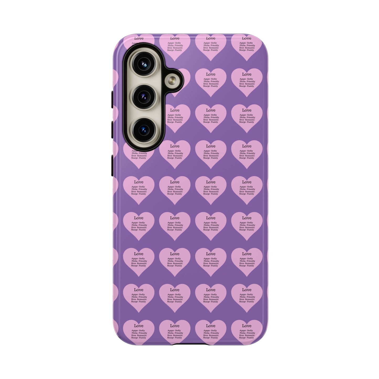 Hearts-A-Flutter Phone Case (Samsung)(Light purple)
