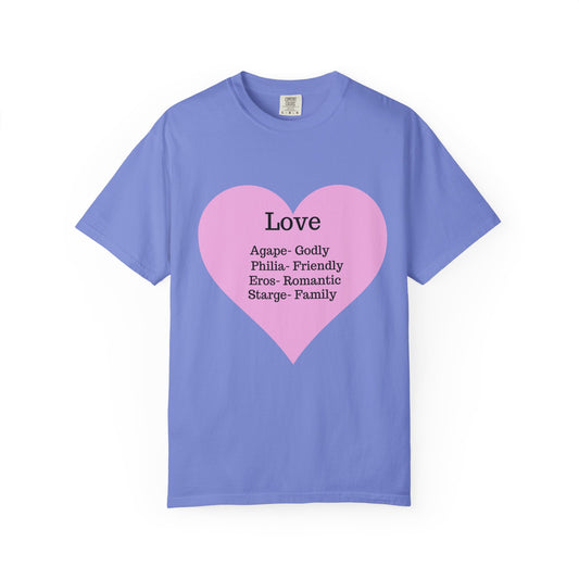 Love-Infused Unisex T-shirt: A Heartfelt Graphic Tee for All Occasions
