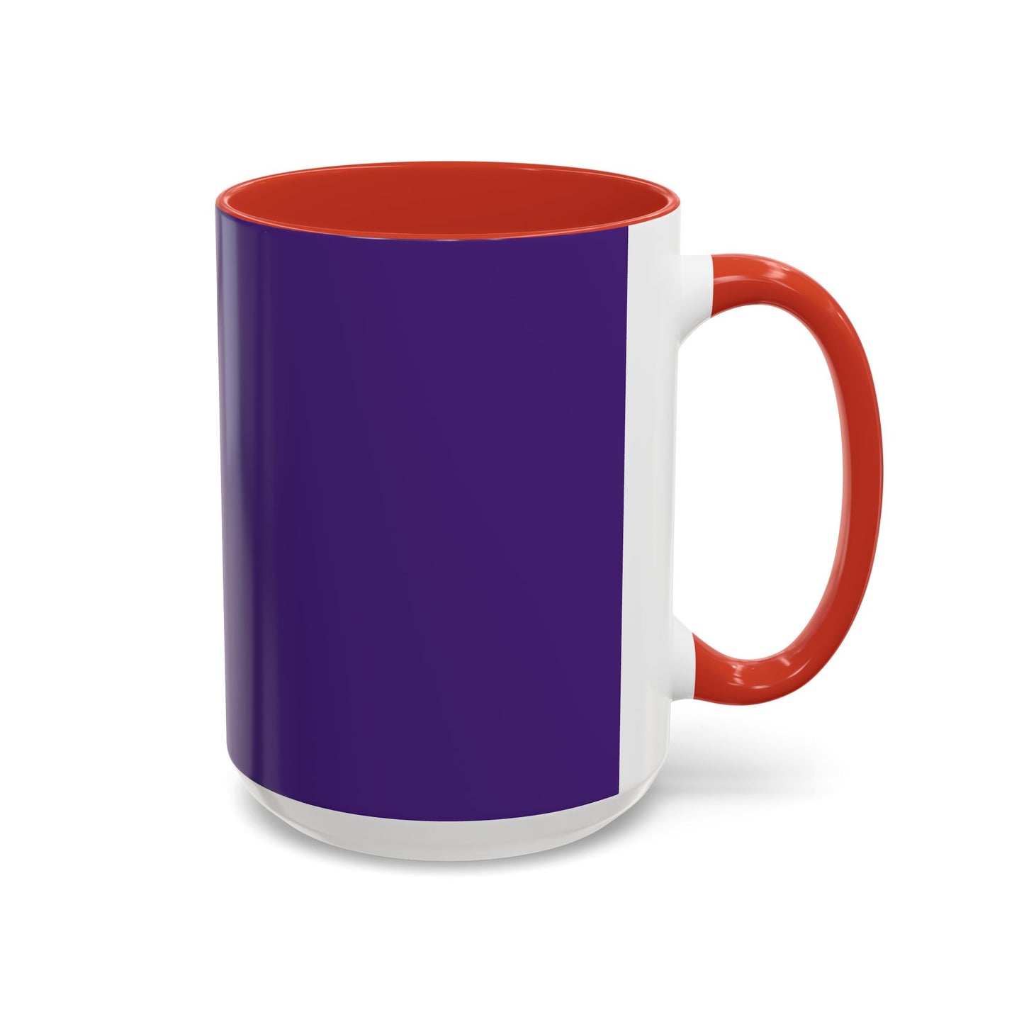 Charming Heart Accent Coffee Mug (Purple)