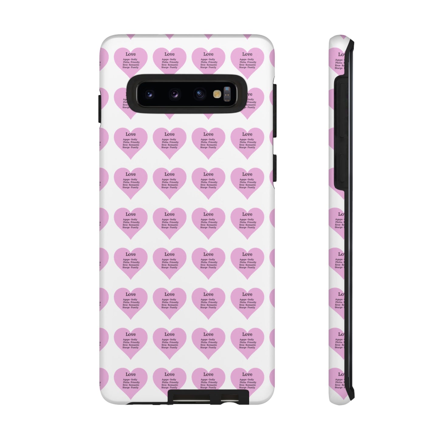 Hearts-A-Flutter Phone Case (Samsung)(White)