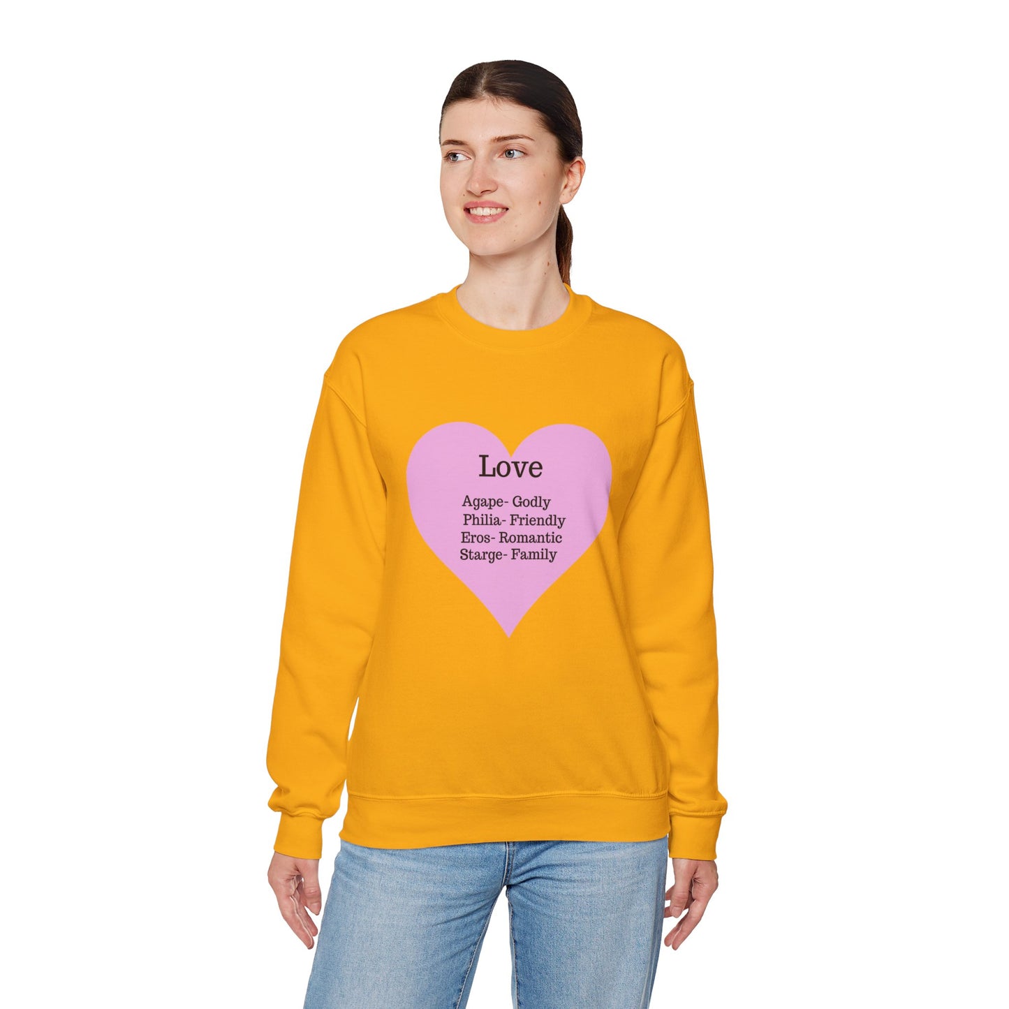 Types of Love Heart Unisex Sweatshirt