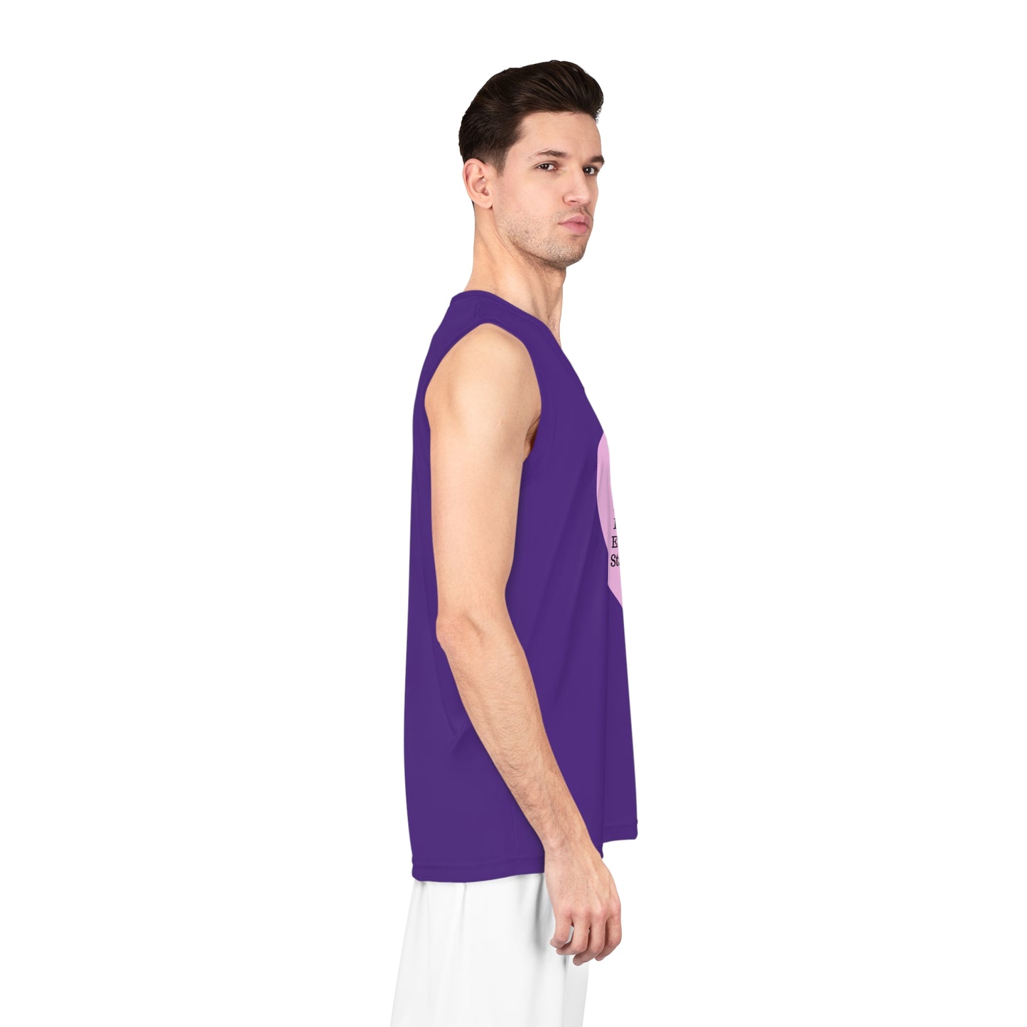 Love Heart Basketball Jersey (Purple)