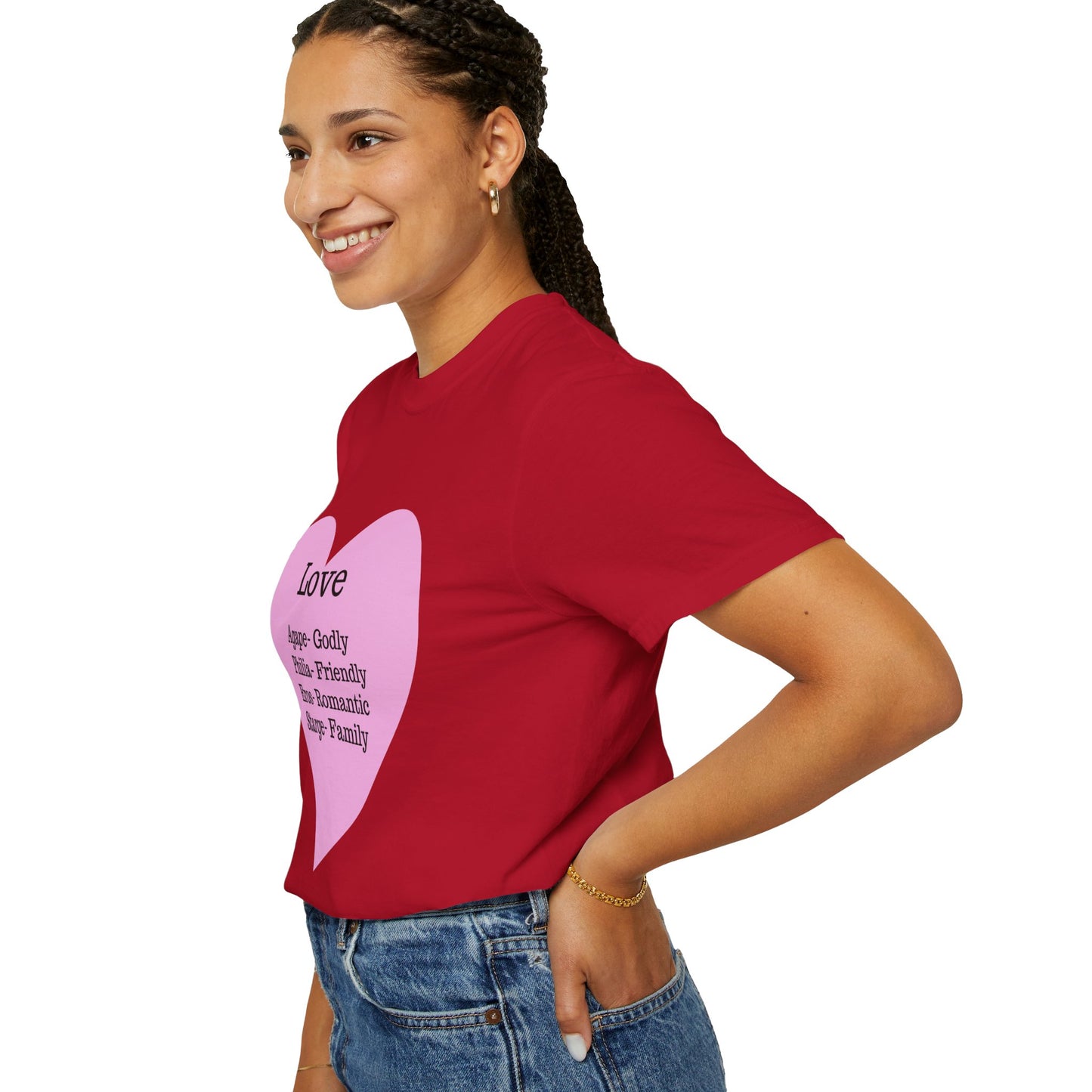 Love-Infused Unisex T-shirt: A Heartfelt Graphic Tee for All Occasions