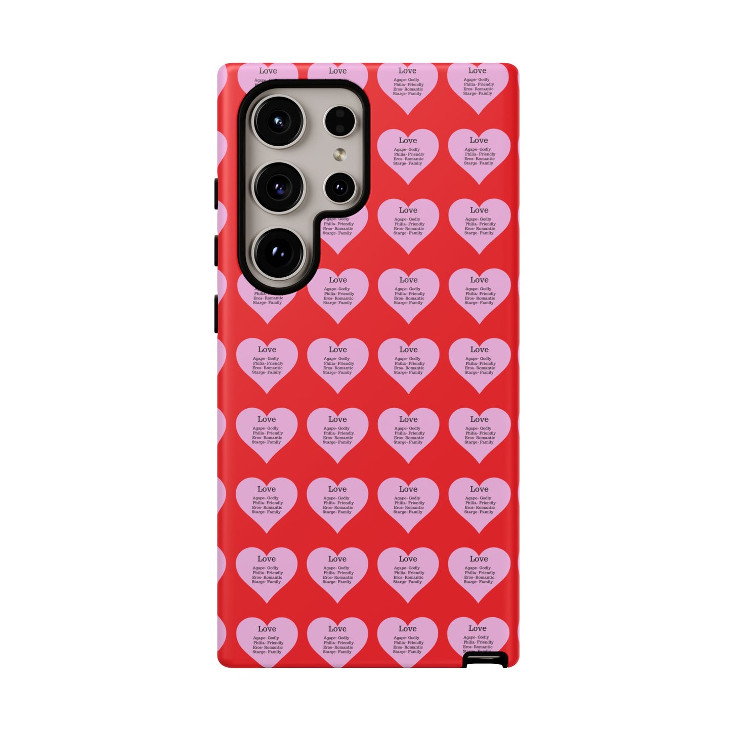 Hearts-A-Flutter Phone Case (Samsung)(Red)