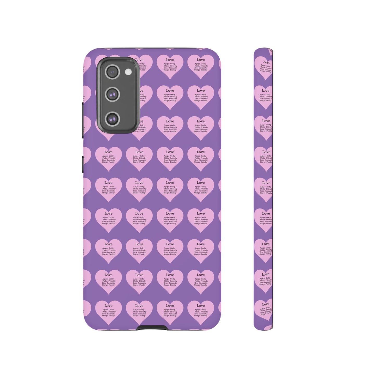 Hearts-A-Flutter Phone Case (Samsung)(Light purple)