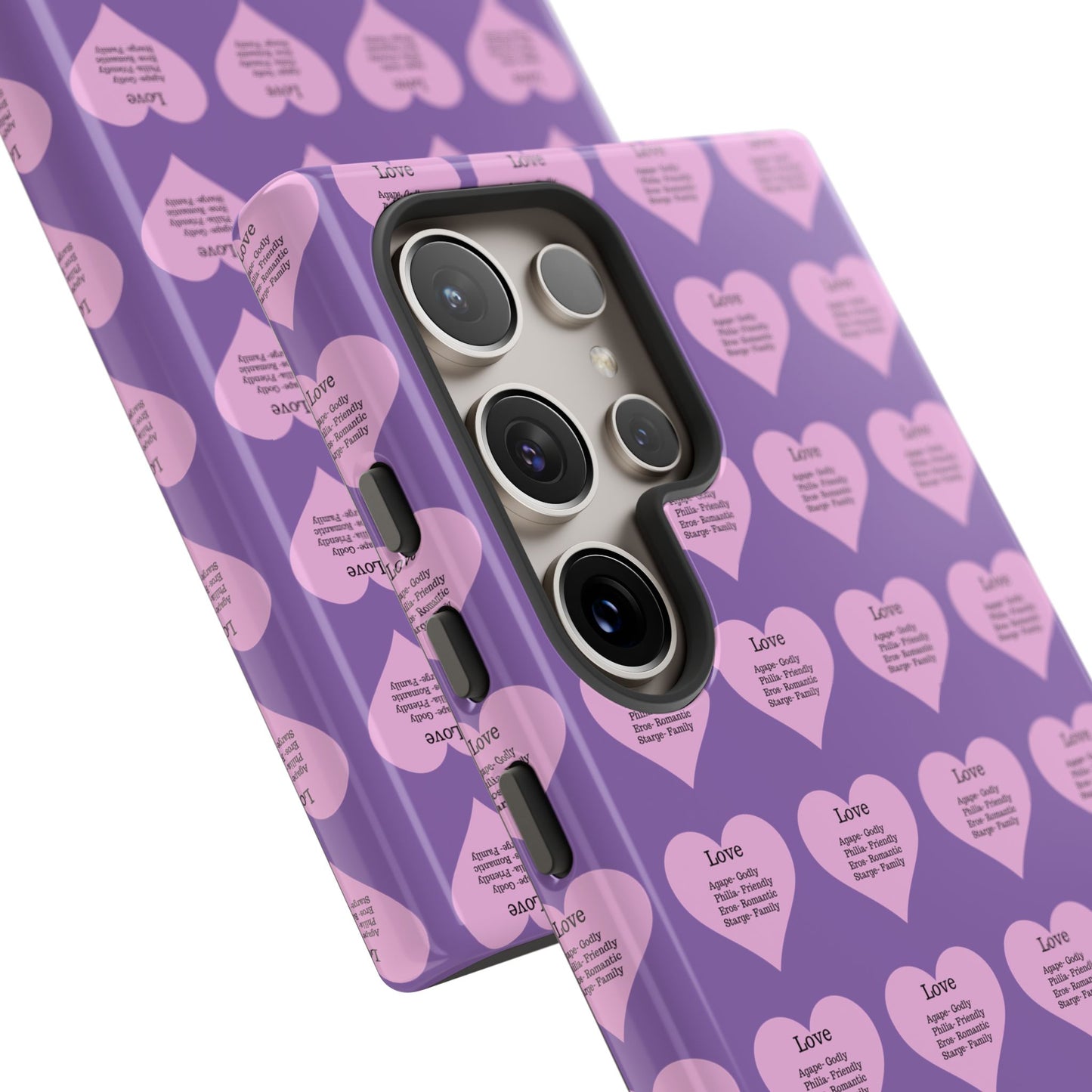 Hearts-A-Flutter Phone Case (Samsung)(Light purple)