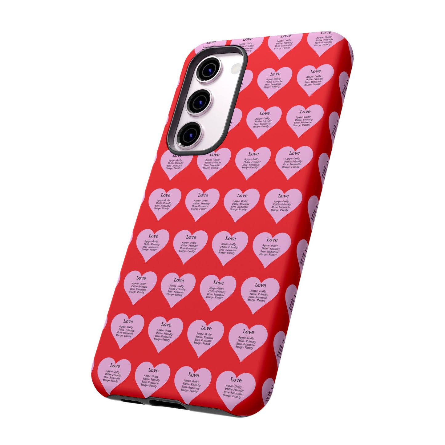 Hearts-A-Flutter Phone Case (Samsung)(Red)