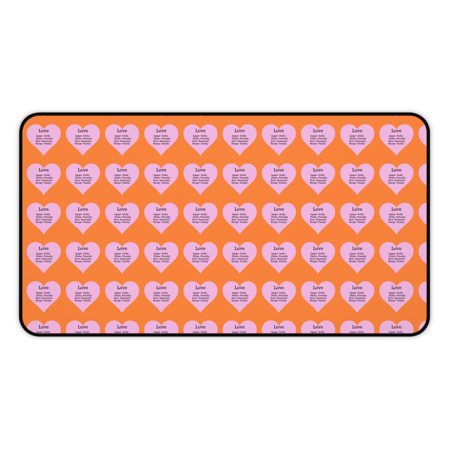 Love Hearts Desk Mat (Crusta)