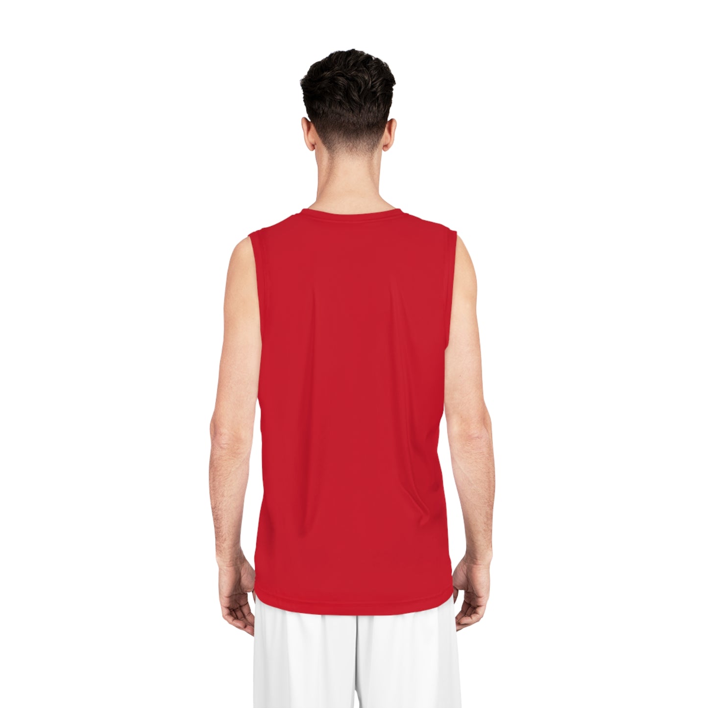 Love Heart Basketball Jersey (Dark Red)