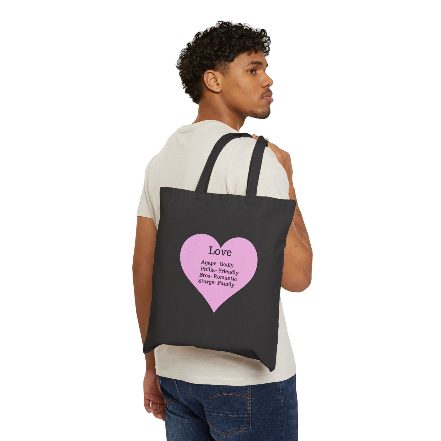 The Love Canvas Tote Bag