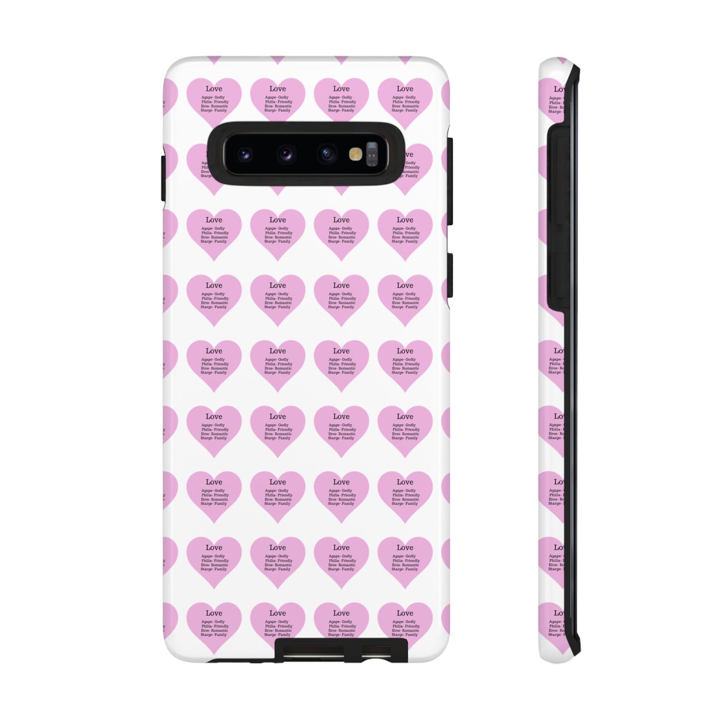 Hearts-A-Flutter Phone Case (Samsung)(White)