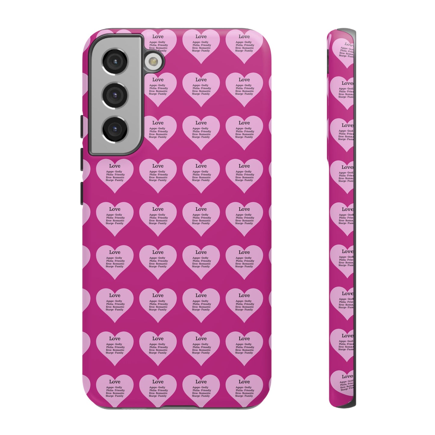 Hearts-A-Flutter Phone Case (Samsung)(Pink)