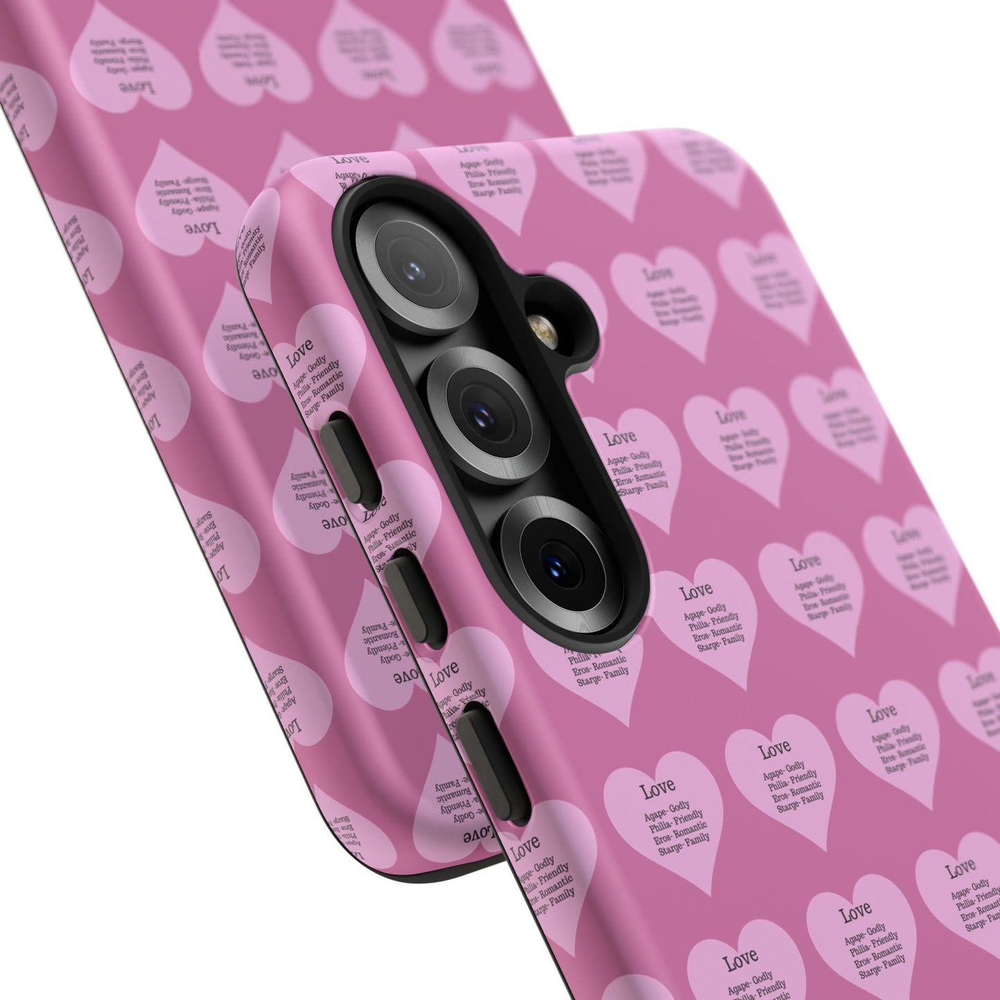 Hearts-A-Flutter Phone Case (Samsung)(Light pink)