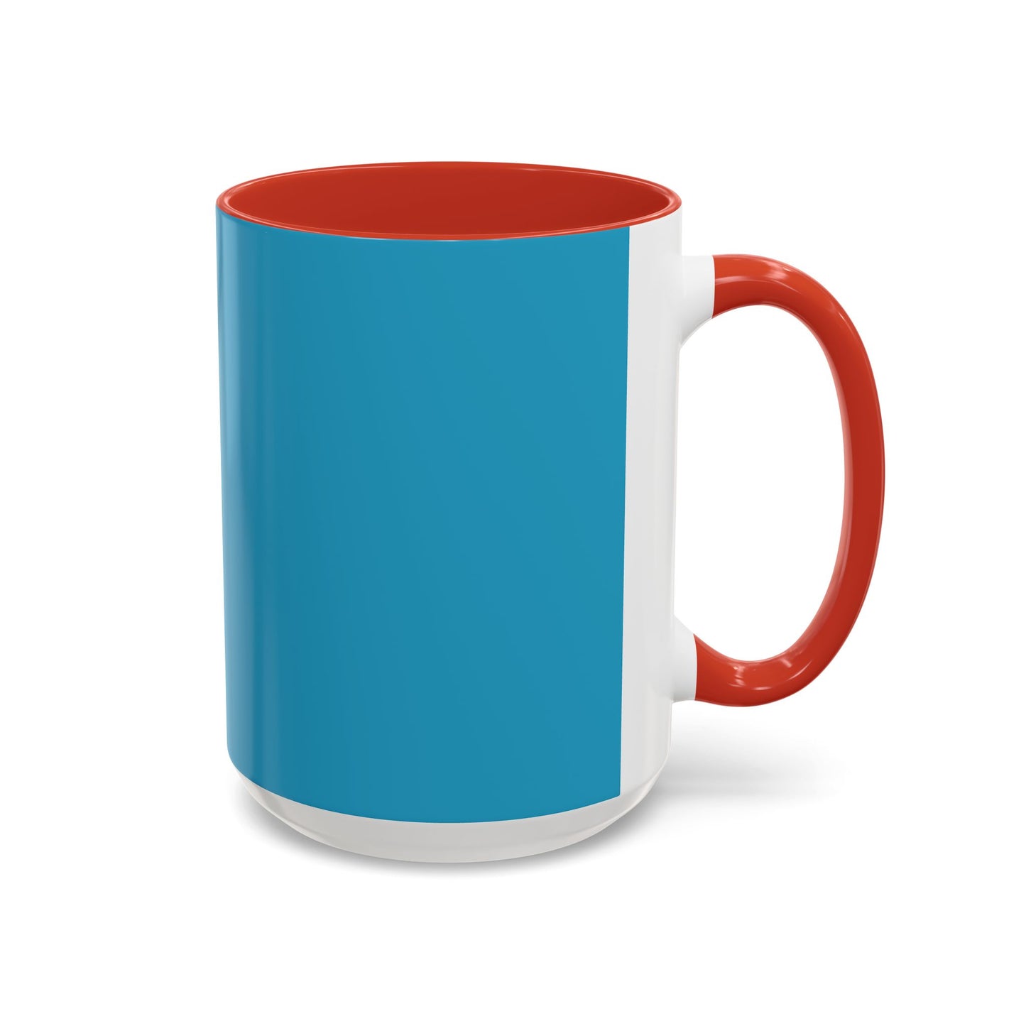 Charming Heart Accent Coffee Mug (Turquoise)