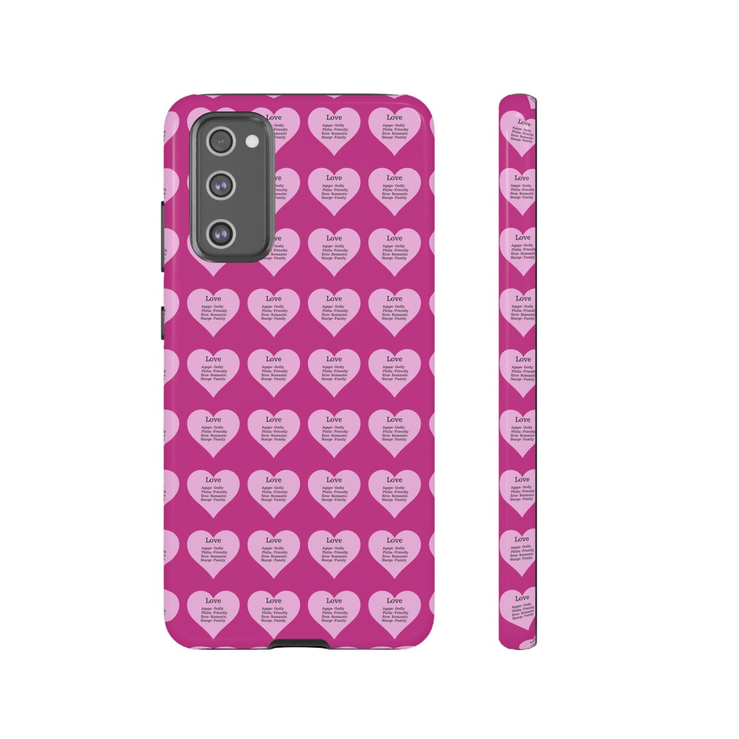 Hearts-A-Flutter Phone Case (Samsung)(Pink)