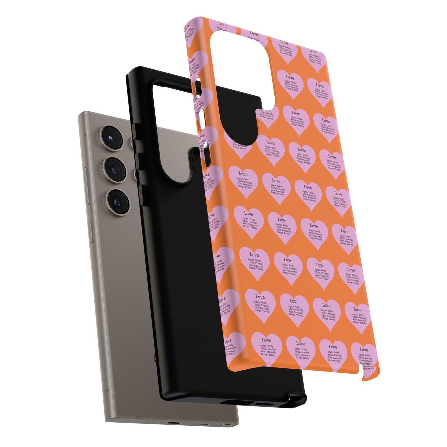 Hearts-A-Flutter Phone Case (Samsung)(Crusta)