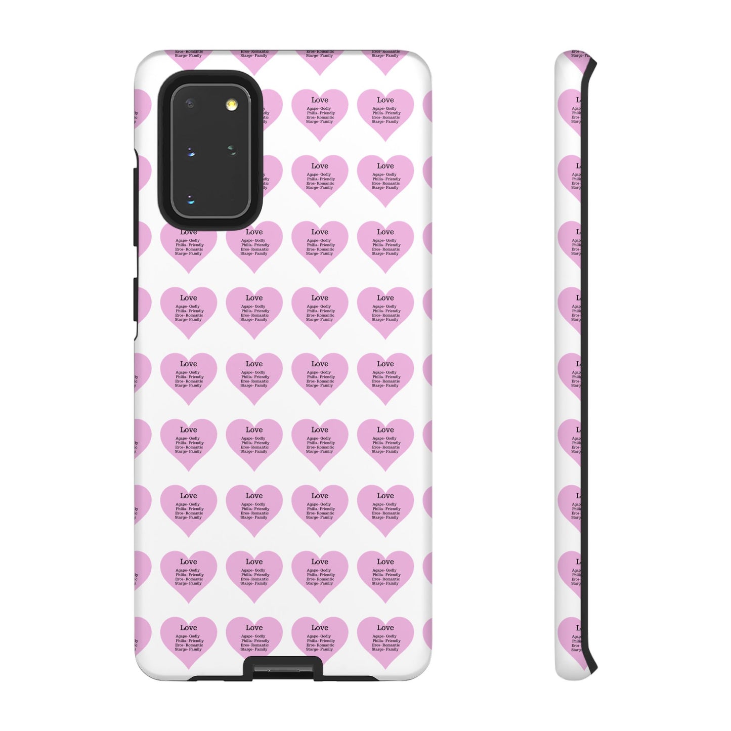 Hearts-A-Flutter Phone Case (Samsung)(White)