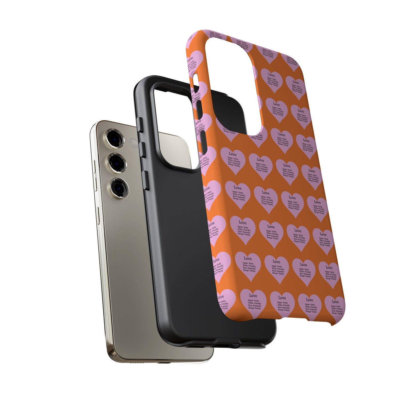 Hearts-A-Flutter Phone Case (Samsung)(Crusta)