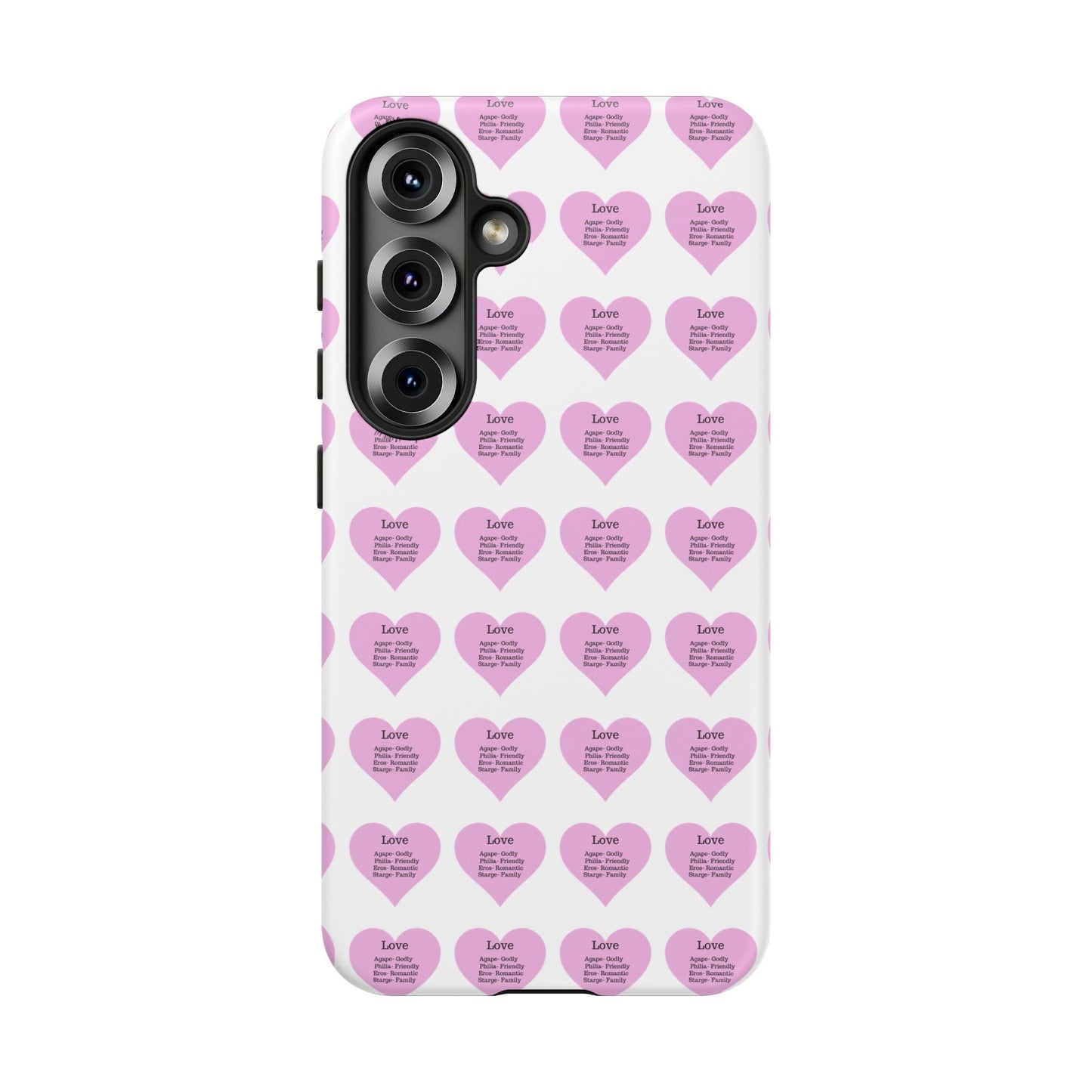 Hearts-A-Flutter Phone Case (Samsung)(White)