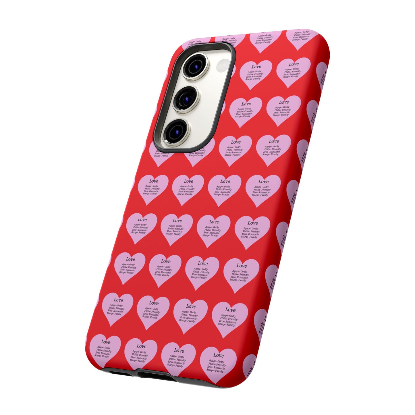 Hearts-A-Flutter Phone Case (Samsung)(Red)