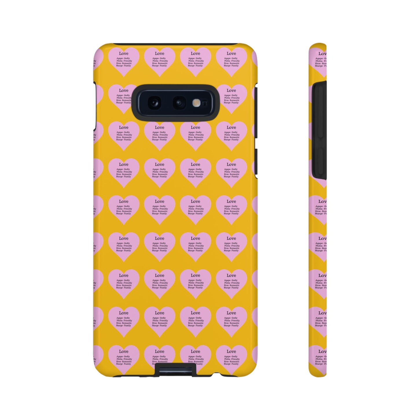 Hearts-A-Flutter Phone Case (Samsung)(Yellow)
